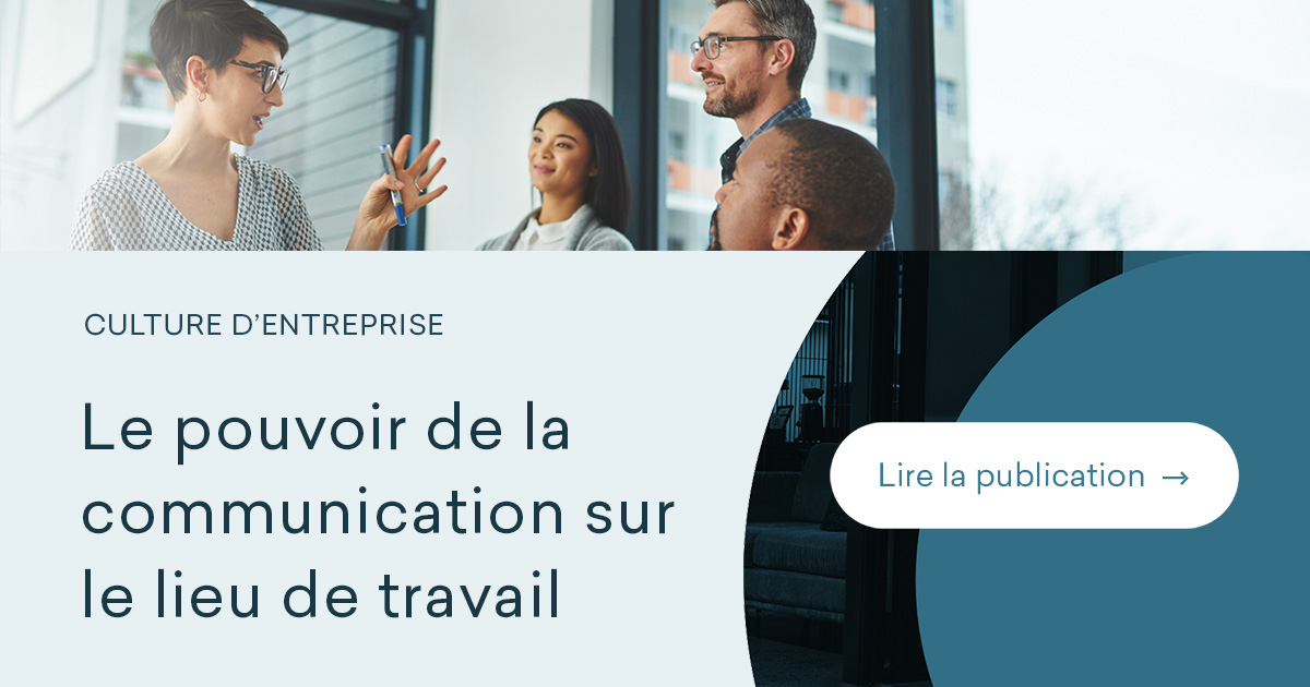 Le pouvoir de la communication sur le lieu de travail - EVOCRH
